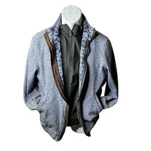 Tasso Elba Mens Graphic Knit‎ Jacket